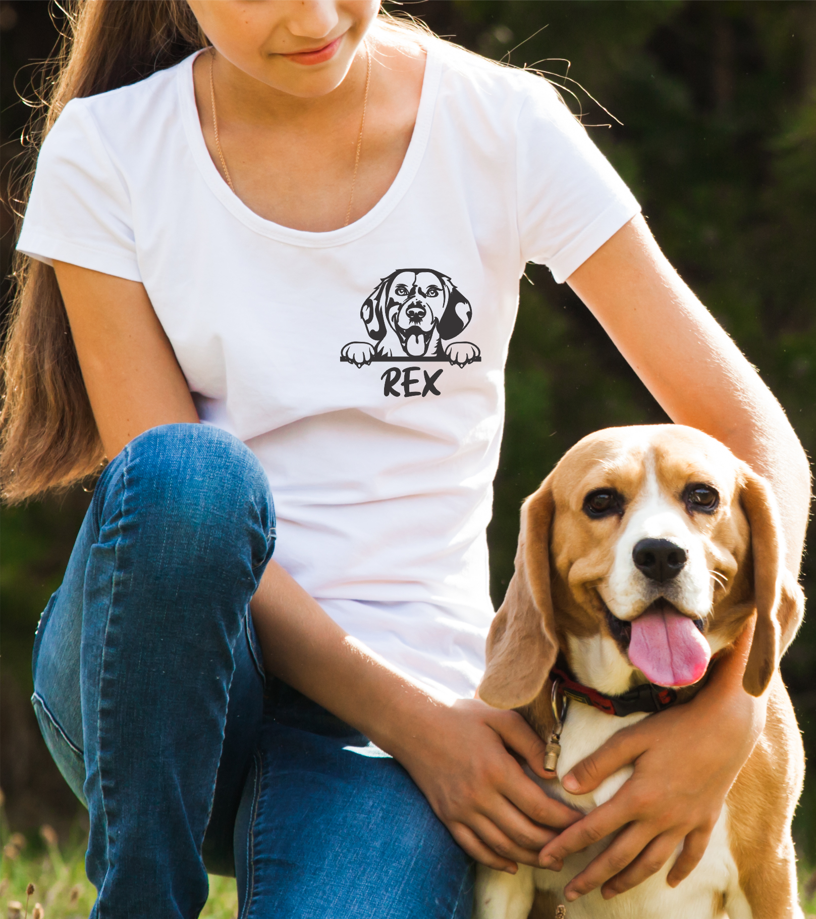 Personalized Dog T-Shirt-cutegifts.eu