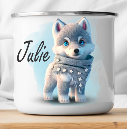 Personalized Wolf Mug-cutegifts.eu
