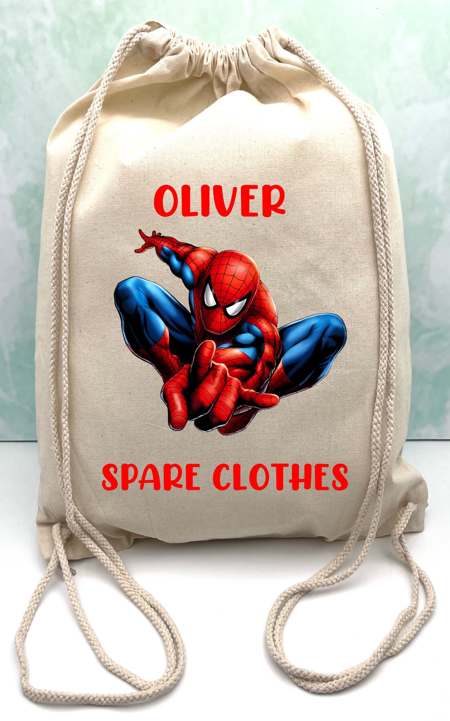 Personalized Bag for Kindergarten School Superheroes Selection