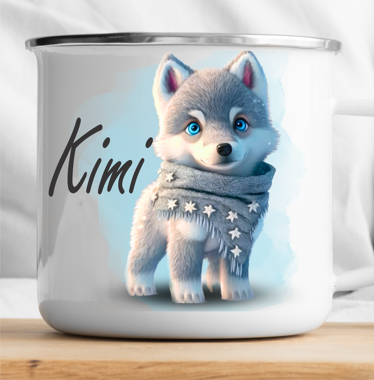 Personalized Wolf Mug-cutegifts.eu