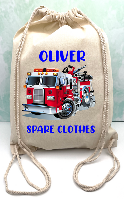 Bag for Kindergarten-School Vehicles Selection - Personalized