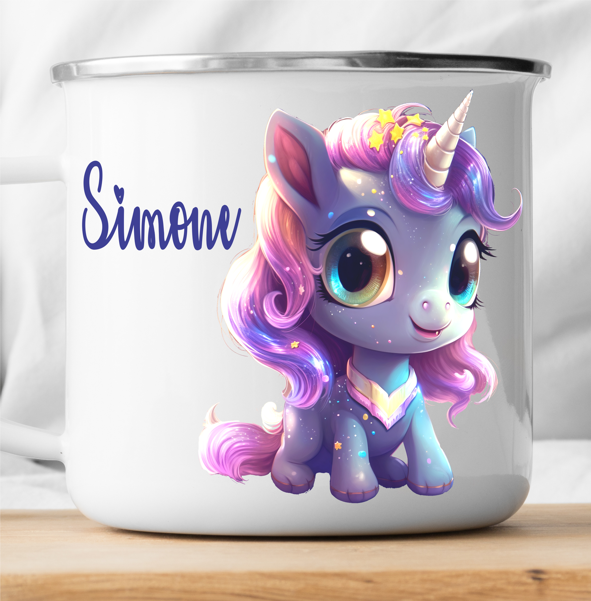 Unicorn Mugs Personalized, Unicorn Gifts for Little Girls, Flowers