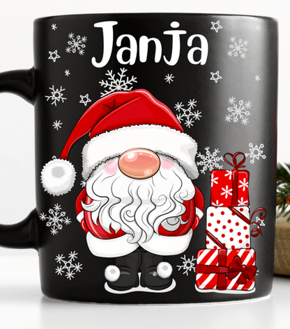 Personalized Black Christmas mug-cutegifts.eu