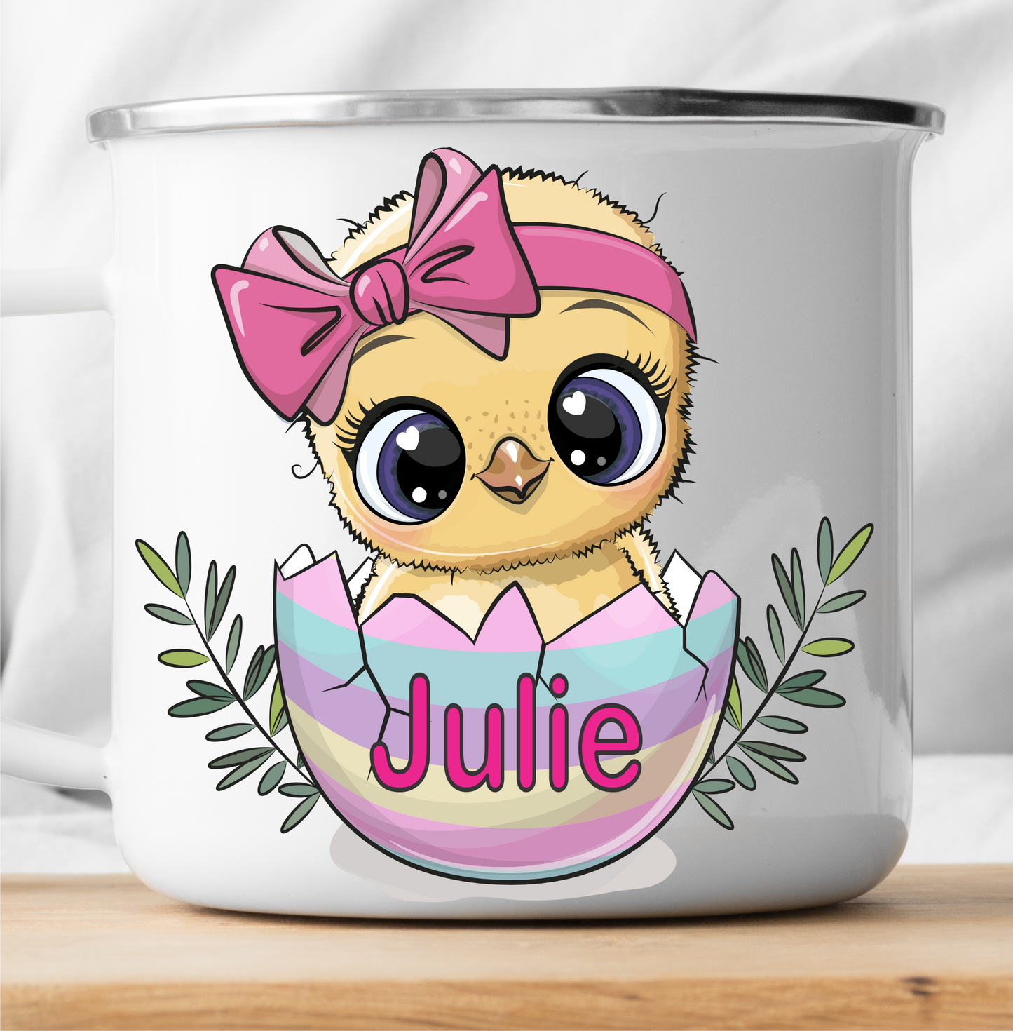 Personalized Easter Chicken Mug-cutegifts.eu