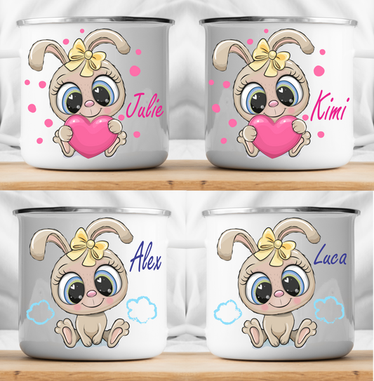 Get trendy with Personalized Easter Rabbit Mug -  available at cutegifts.eu. Grab yours for $15.90 today!