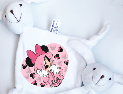 Personalized BABY CUDDLY TOY-mouse design.-cutegifts.eu
