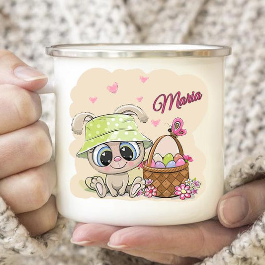 Get trendy with Personalized Easter Dog Mug -  available at cutegifts.eu. Grab yours for $15.90 today!