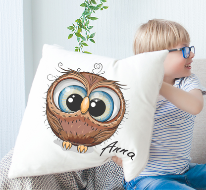 Personalized Cushion Owl-cutegifts.eu