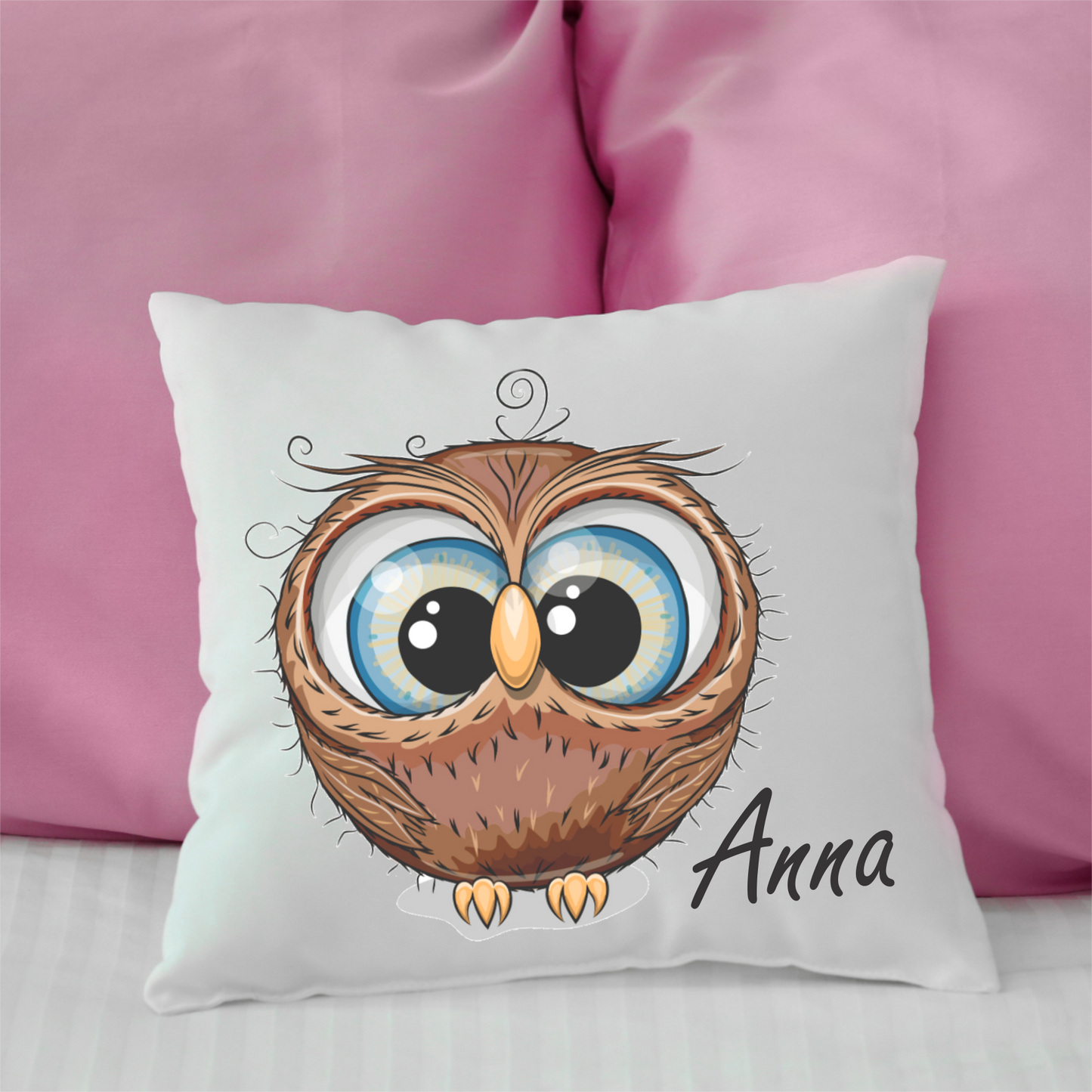 Personalized Cushion Owl-cutegifts.eu