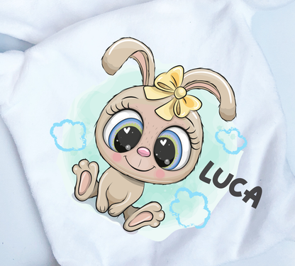 Get trendy with Personalized BABY CUDDLY TOY-rabbit design. -  available at cutegifts.eu. Grab yours for $19.90 today!