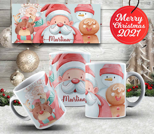 Get trendy with Personalized Christmas mug -  available at cutegifts.eu. Grab yours for $15.90 today!