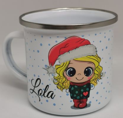 Personalized Kids Christmas mug-cutegifts.eu