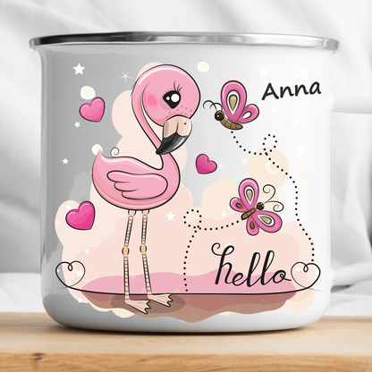 Personalized Flamingo Mug-cutegifts.eu