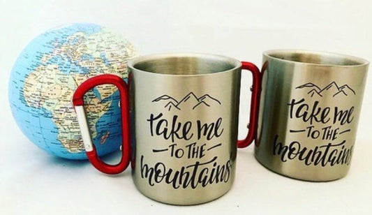 Take Me To The Mountains Stainless Steel Mug-cutegifts.eu