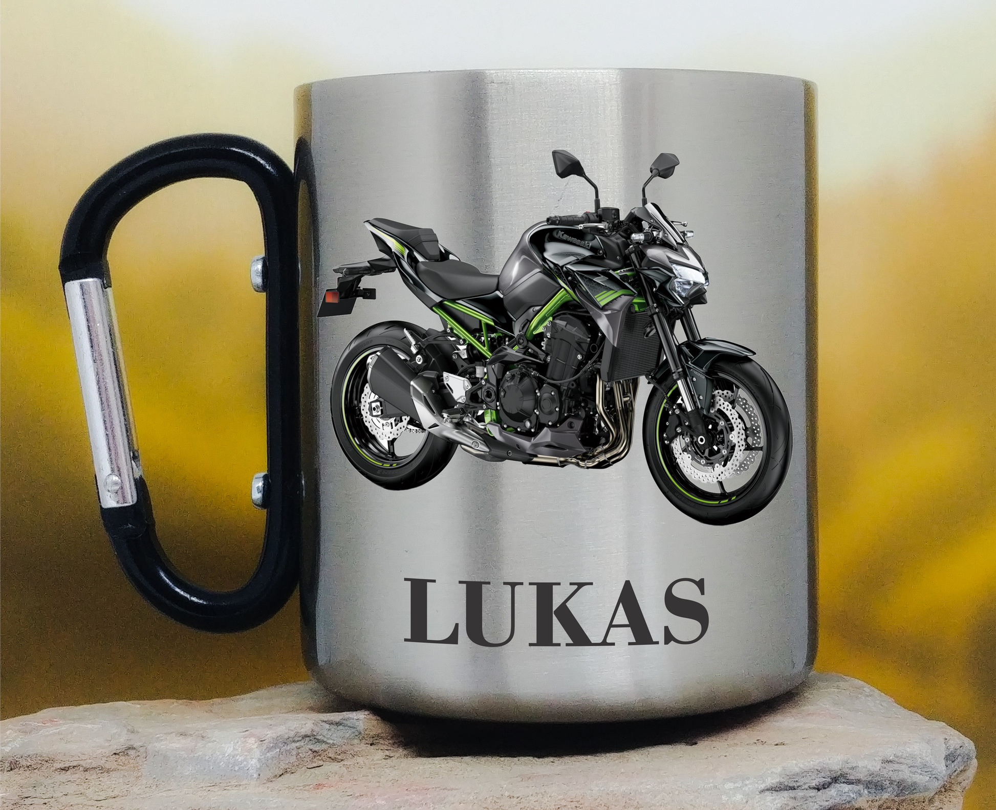 Motorbikes Stainless Steel Mug-cutegifts.eu