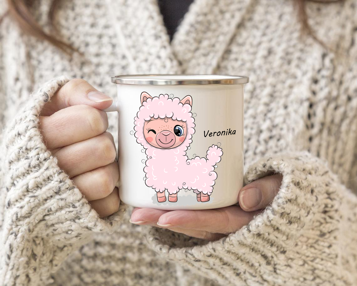 Personalized Llama Mug-cutegifts.eu