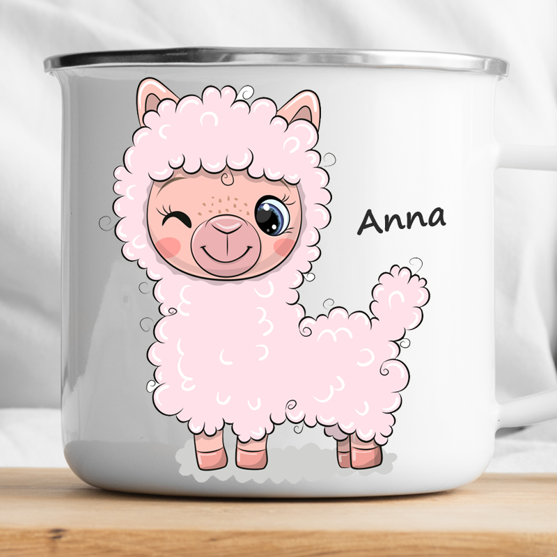 Personalized Llama Mug-cutegifts.eu
