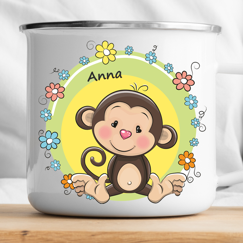 Personalized Monkey Mug-cutegifts.eu