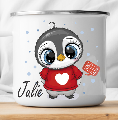 Personalized Penguin Mug-cutegifts.eu