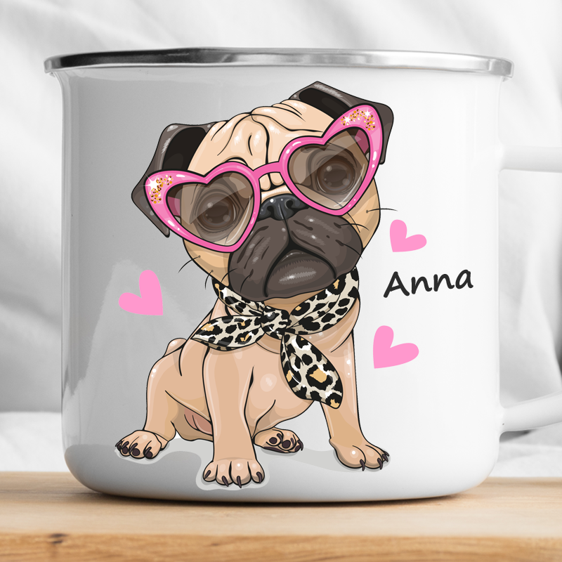 Personalized Pug Mug-cutegifts.eu