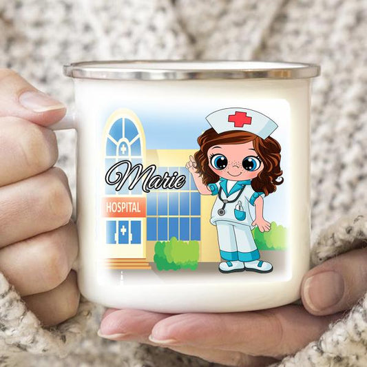 Get trendy with Personalized Nurse Mug -  available at cutegifts.eu. Grab yours for $15.90 today!