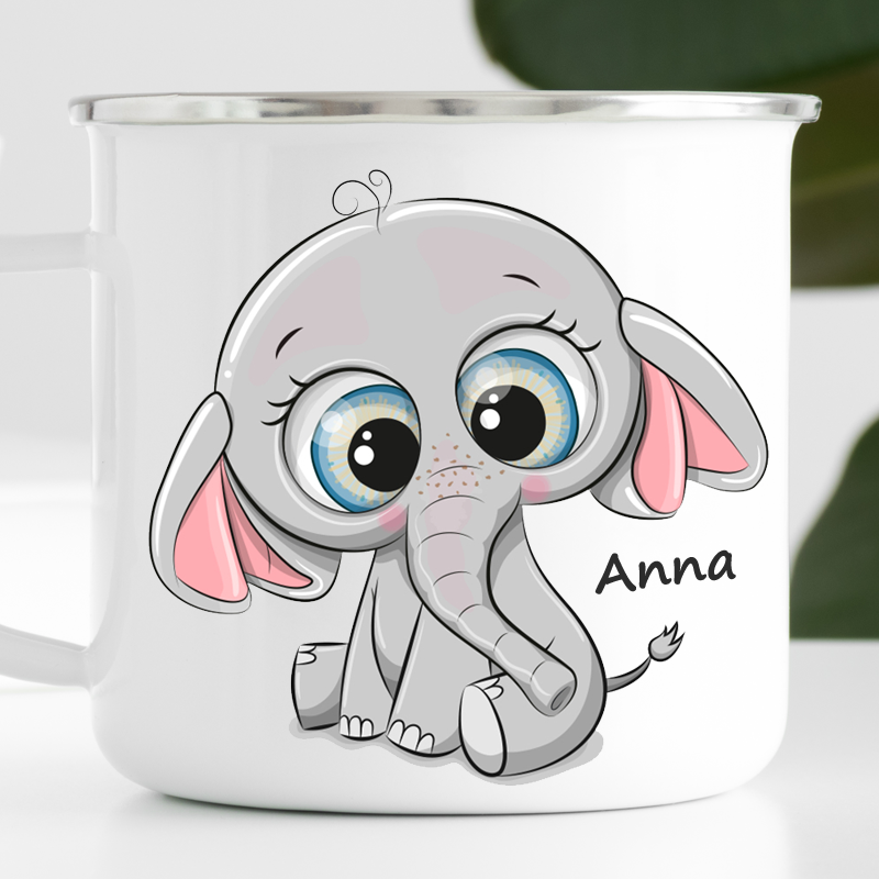 Personalized Elephant Mug-cutegifts.eu