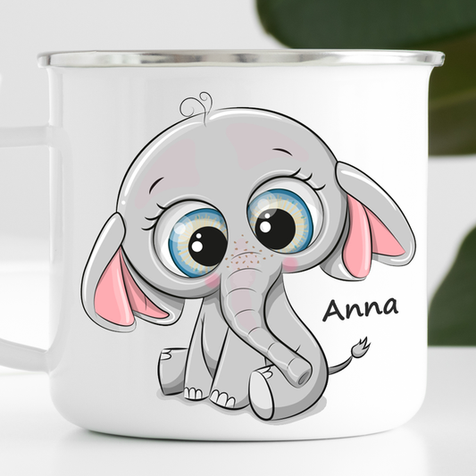 Get trendy with Personalized Elephant Mug -  available at cutegifts.eu. Grab yours for $15.90 today!