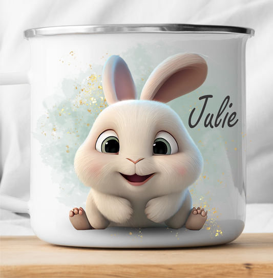 Get trendy with Personalized Easter Cute Rabbit 3D Mug -  available at cutegifts.eu. Grab yours for $15.90 today!