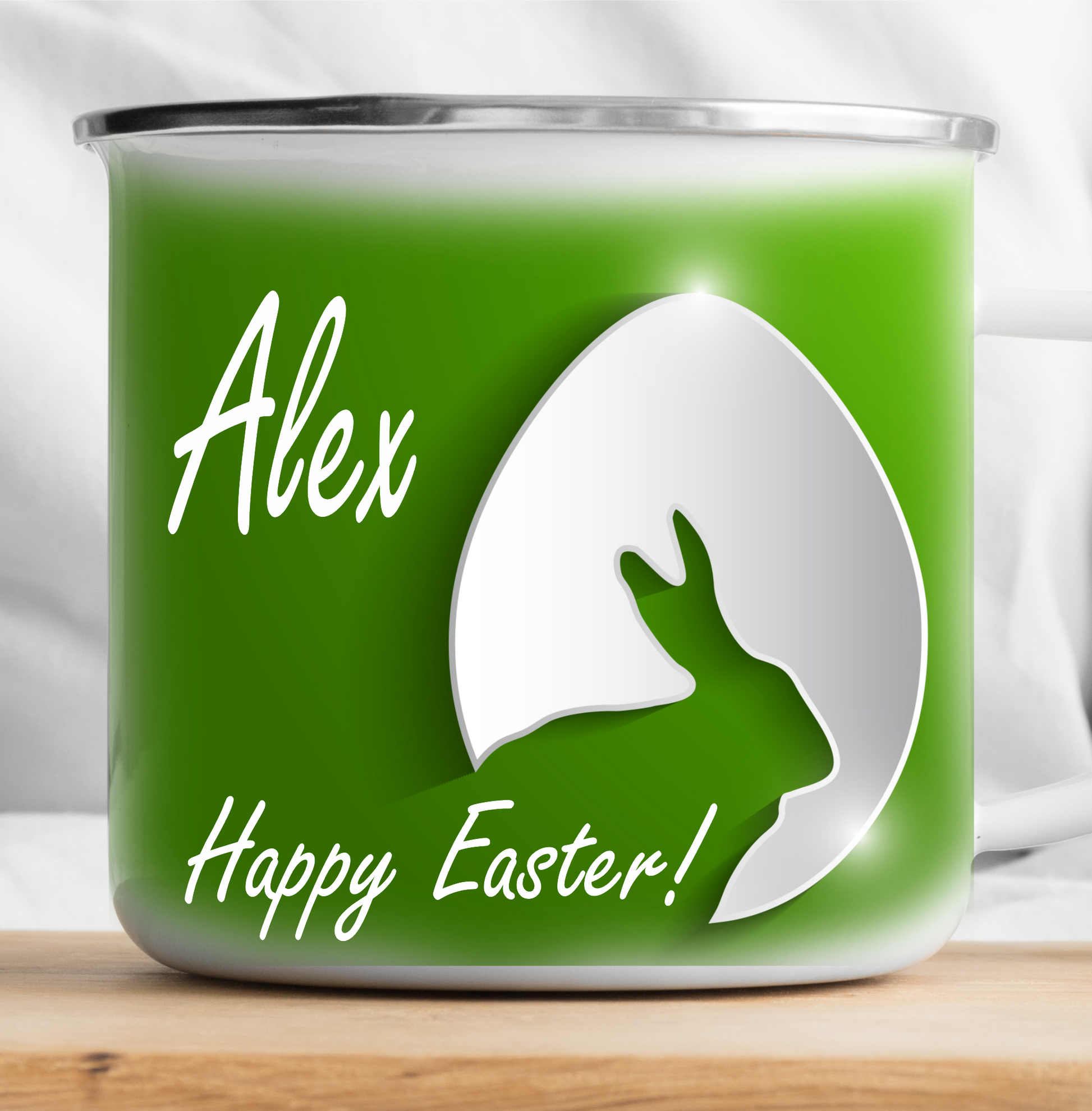 Personalized Easter Rabbit Mug-cutegifts.eu